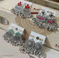 Muski Trend Combo of 4 Pairs Traditional Oxidised Silver Earrings