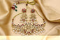 Matte Finished Choker Necklace Jewellery Set for Women Girls