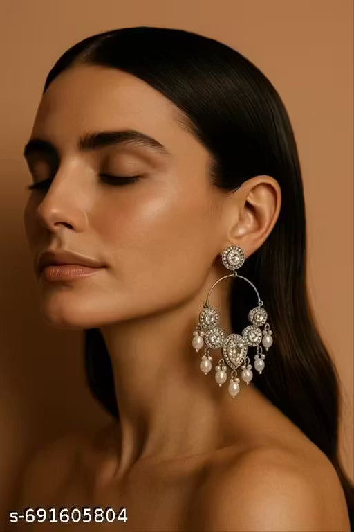 Pack of 2 Traditional Gold-Plated Ethnic Earrings – Stylish Designer Combo for Women