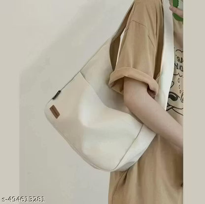 Versatile Canvas Tote Bag for Women – Stylish Cotton Handbag for Office, College & Shopping